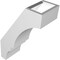 Ekena Millwork 4-in. W x 8-in. D x 12-in. H Balboa Architectural Grade PVC Knee Brace BRCP04X08X12BOA - alternate 6